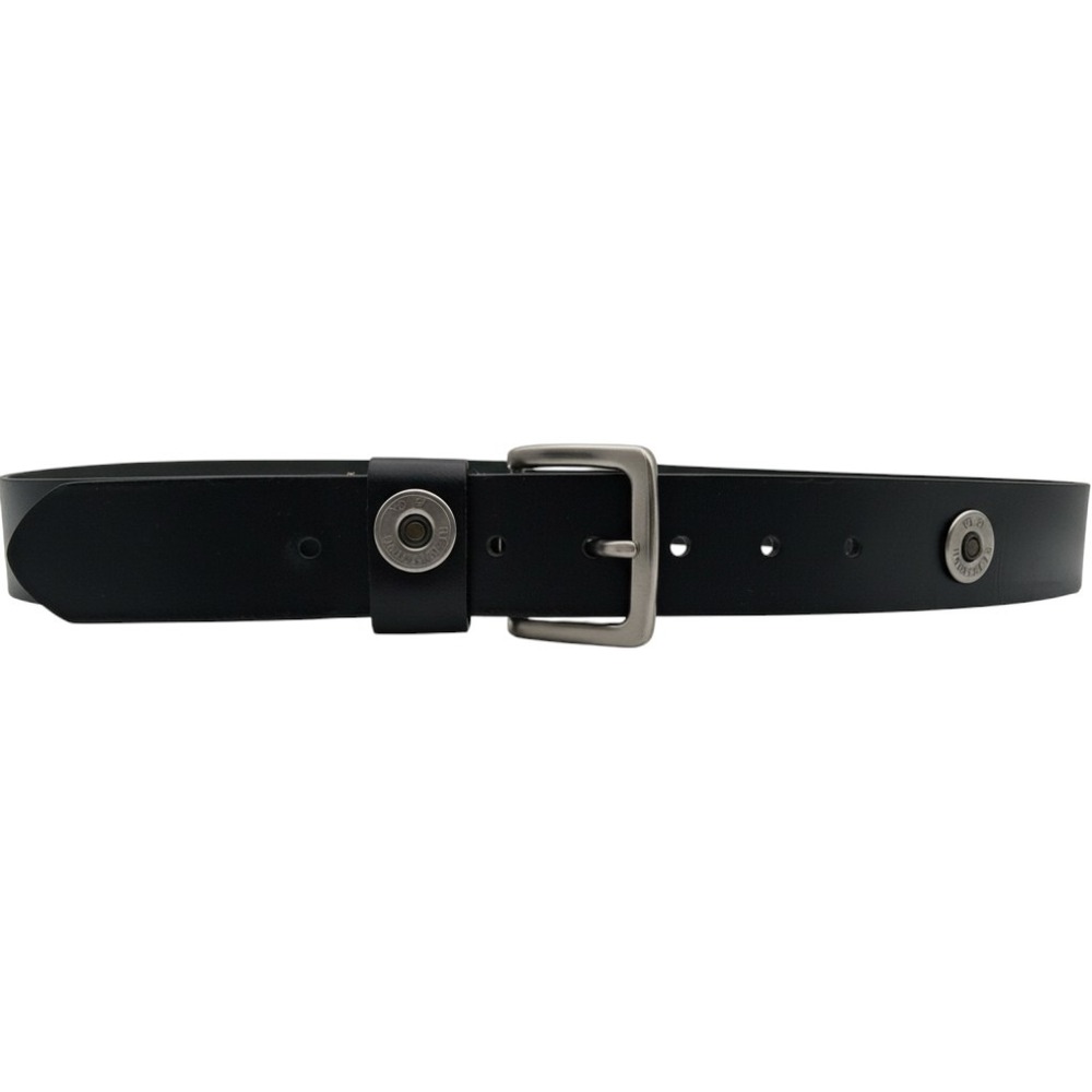 Remington Leather Belt Mens 2X Black 12 GA Shotgun Shell Concho 1140RM